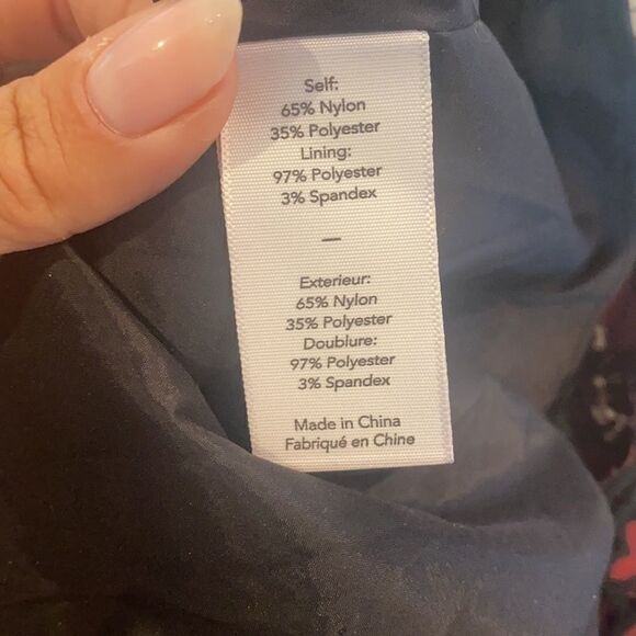 LIKELY off the shoulder red & black lace top - Picture 5 of 5